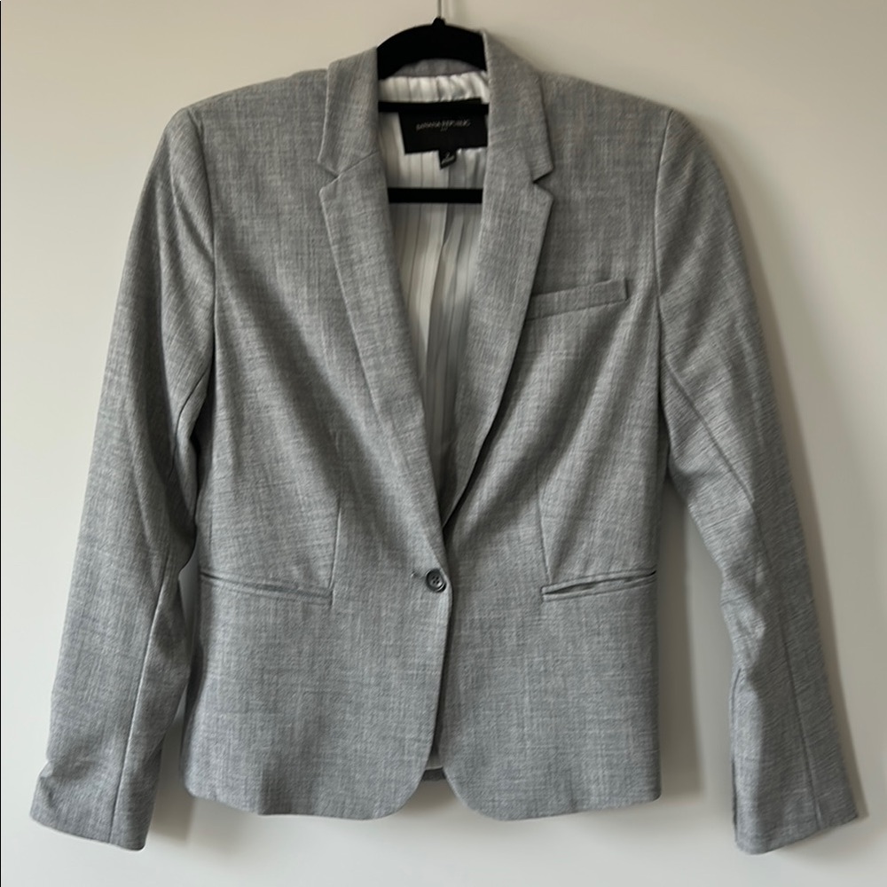 Banana Republic Factory Gray Blazer 2
